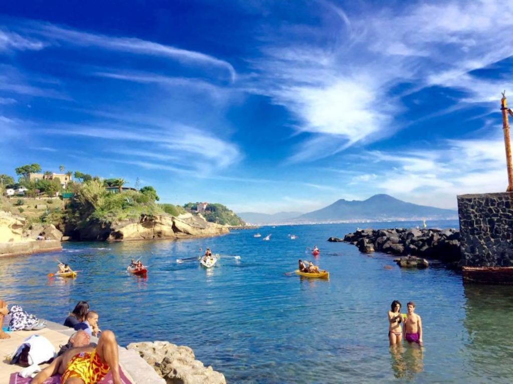 beach marechiaro naples italy best time of day dawn fishing village cove boats cliff morning clear water