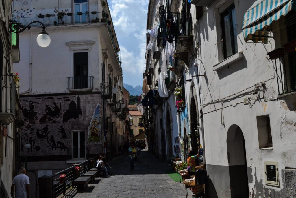 naples hidden gems vicoli vietri sul mare amalfi narrow alleys comparison ceramic stone morning quiet