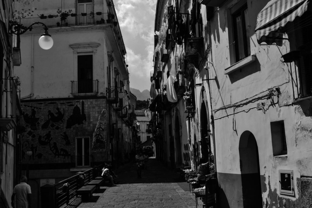 naples photography spots vicoli vietri sul mare narrow alley ceramic detail old stone morning light shadow