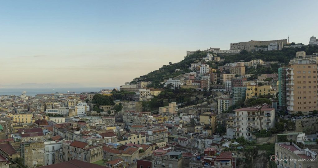 naples hidden gems salita tarsia steep staircase street laundry hanging above golden afternoon light